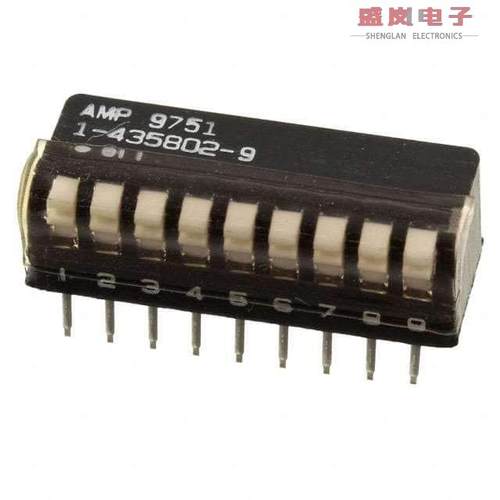 原装正品1-435802-9[SWITCH PIANO DIP SPST 25MA 24V]