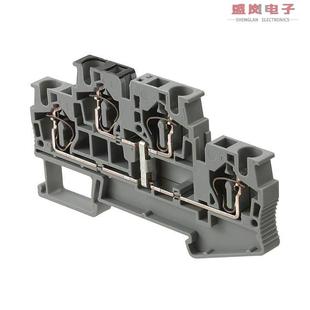 FEED 3031542 28AWG THRU BLK TERM CONN 正品 原装