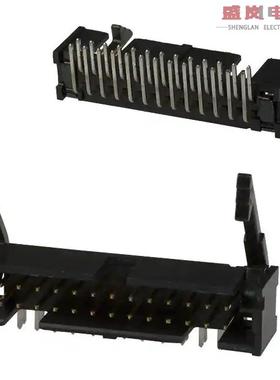 原装正品1761607-9[CONN HEADER R/A 26POS 2.54MM]