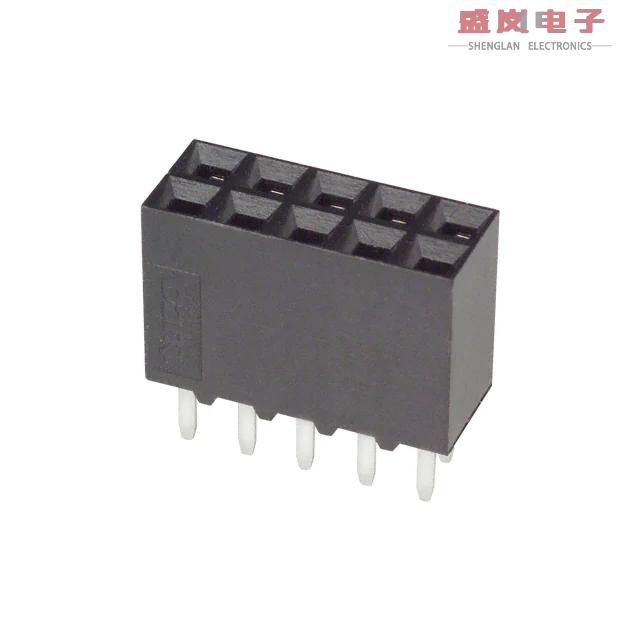 原装正品5-534206-5[CONN RCPT 10POS 0.1 GOLD PCB]