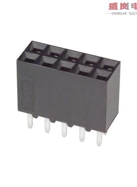 原装正品5-534206-5[CONN RCPT 10POS 0.1 GOLD PCB]