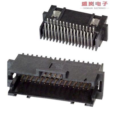 原装正品104069-5[CONN HEADER R/A 30POS 1.27MM]