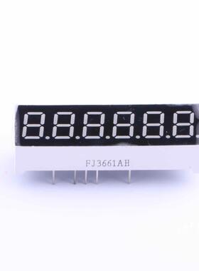 原装正品FJ3661AH[0.36英寸6位红光共阴极数码管]