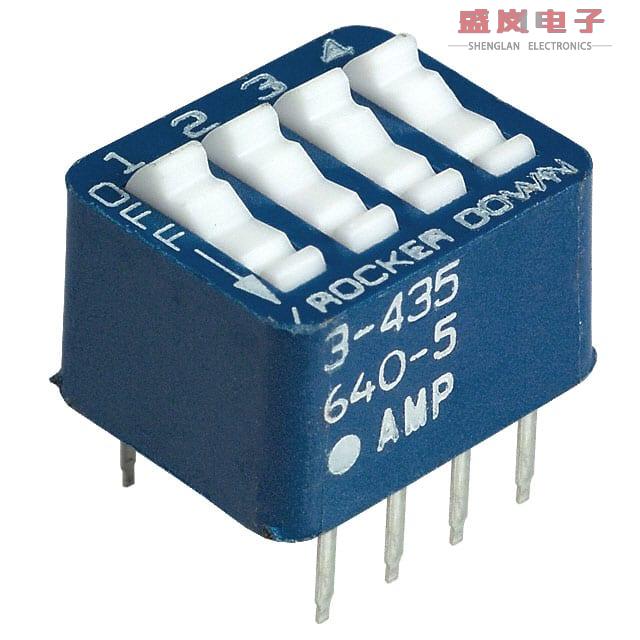 原装正品3-435640-5[SWITCH ROCKER DIP SPST 60MA 5V]