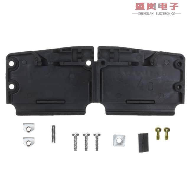 原装正品5206478-4[CONN BACKSHELL 37P 45/180DEG BLK]