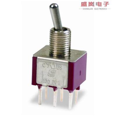 原装正品100DP3T1B1M2QEH[拨动 DPDT PC MNT]