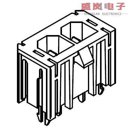 原装正品46007-5102[集管和线壳 Sabre 2Ckt RA V0 Hdr