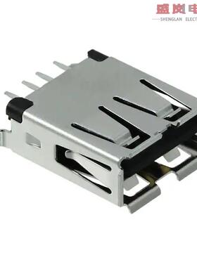 原装正品1734366-1[CONN RCPT USB2.0 TYPEA 4POS VERT]