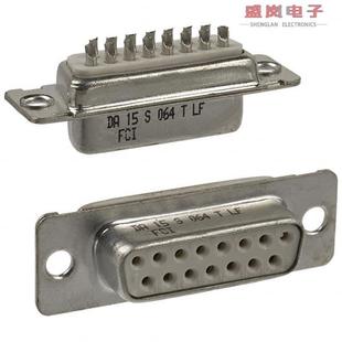 RCPT DA15S064TLF CUP SLDR 15POS SUB CONN 正品 原装