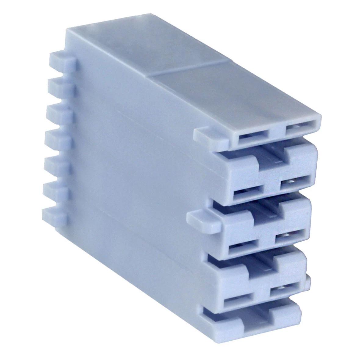 原装正品521206-1[CONN RCPT HOUSING 0.25 4POS BLUE]