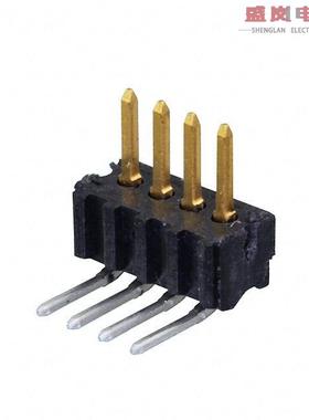 原装正品5-104186-1[CONN HEADER R/A 4POS 1.27MM]