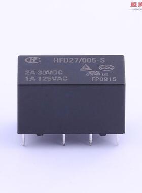 原装正品HFD27/005-S[信号继电器 双刀双掷 DPDT 5VD