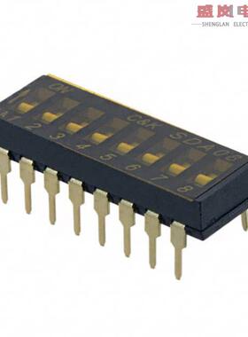 原装正品SDA08H0B[SWITCH SLIDE DIP SPST 25MA 24V]
