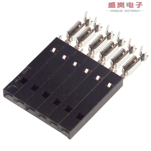 原装正品5-103975-5[CONN RCPT 6POS IDC 22-26AWG GOLD]