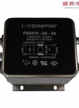 原装正品FN2010-60-24[电源线滤波器 60A 250VAC 50/60