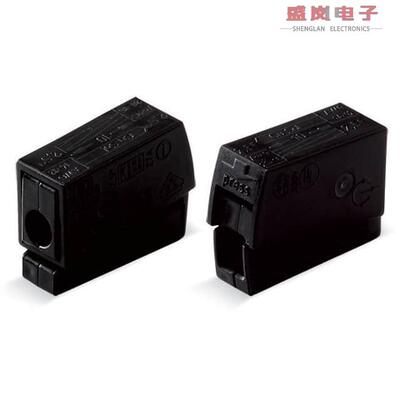 原装正品224-104[PUSHWIRE INLINE CONNECTOR; BLACK]