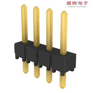 CONN 正品 原装 HEADER 2.54MM 104 4POS TSW VERT