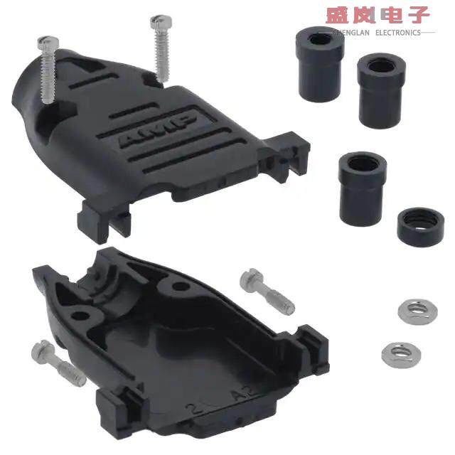 原装正品5748678-2[CONN BACKSHELL 15POS 180DEG BLK]