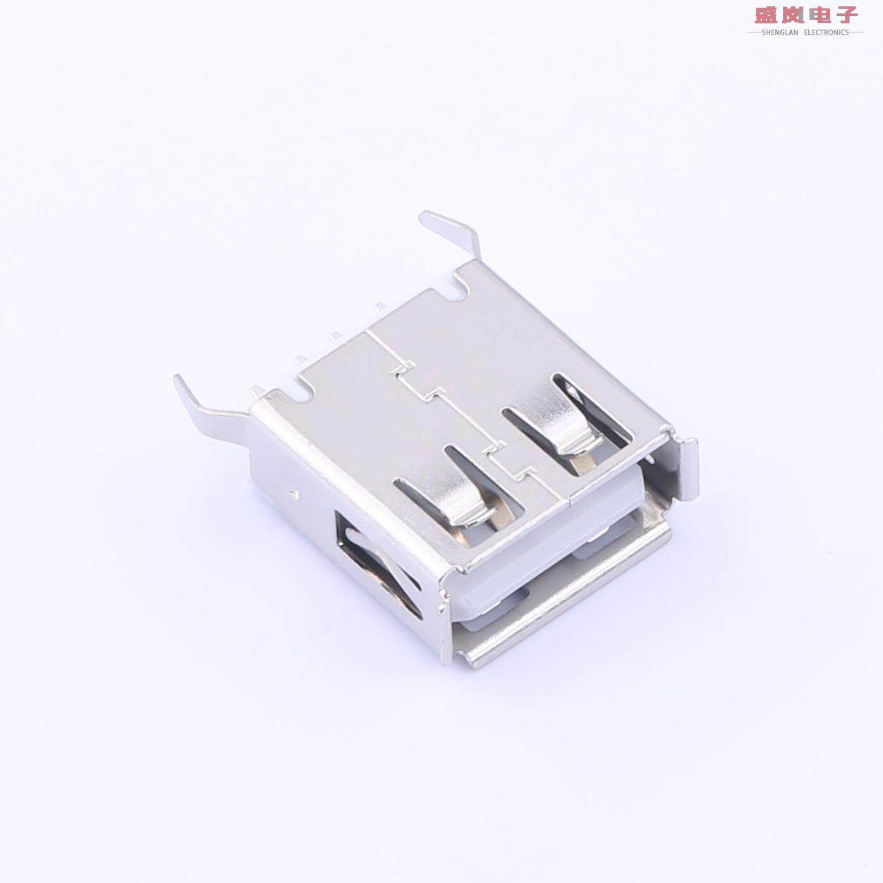 原装正品U-USBAS04P-F004[USB-A/F-1*4PH=13.5mm180