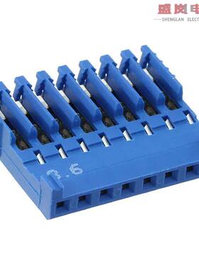 原装正品281786-8[CONN PLUG 8POS IDC 26-28AWG TIN]