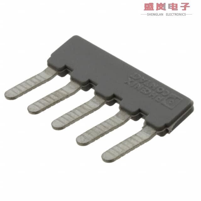 原装正品1733198[JUMPER TERM BLK 5POS FLAT PIN]