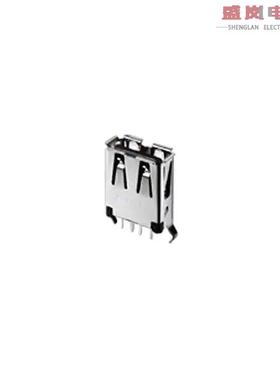 原装正品1734366-2[CONN RCPT USB2.0 TYPEA 4POS VERT]