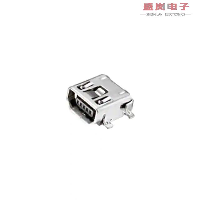 原装正品1-1734328-2[CONN RCPT USB2.0 MINI AB SMD R/A]