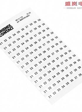 原装正品0804183:0021[ADHESIVE MARKER CARD 21-30]