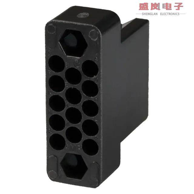 原装正品201355-1[CONN 14POS BLACK PNL MNT]
