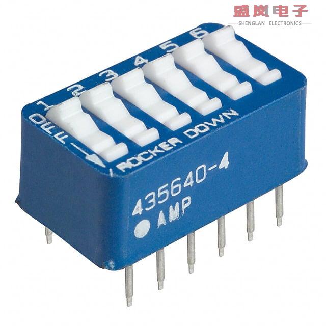 原装正品5435640-4[SWITCH ROCKER DIP SPST 60MA 5V]