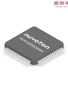 原装正品NUC220SD2AN[IC MCU 32BIT 64KB FLASH 64LQFP]