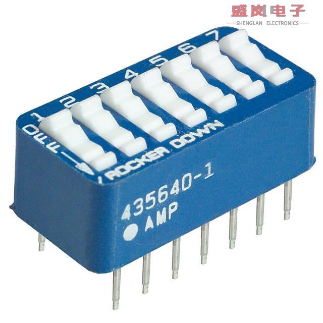 原装正品5435640-1[SWITCH ROCKER DIP SPST 60MA 5V]