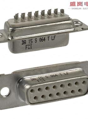 原装正品DA15S064TLF[CONN D-SUB RCPT 15POS SLDR CUP]
