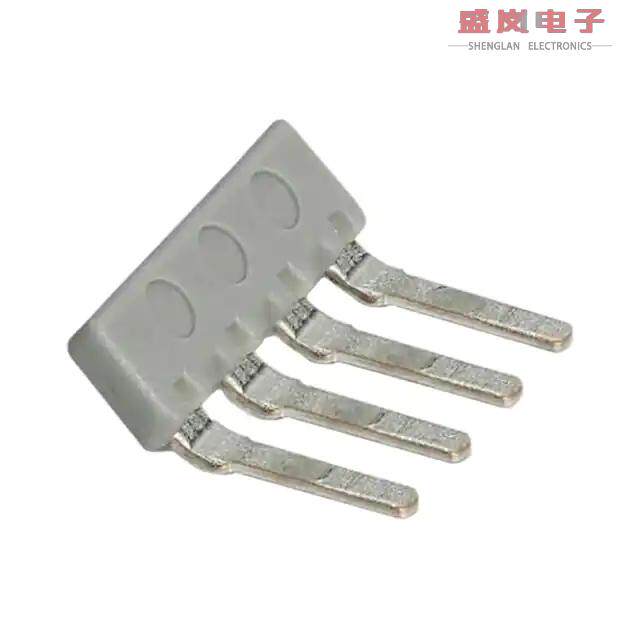 原装正品1733518[JUMPER TERM BLK 4POS FLAT PIN]