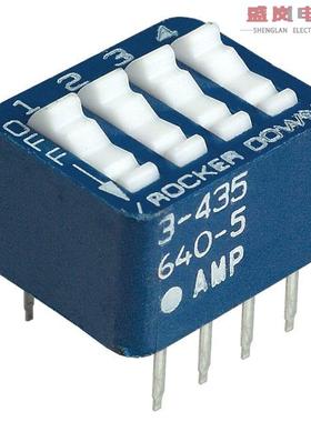 原装正品3-435640-5[SWITCH ROCKER DIP SPST 60MA 5V]
