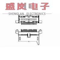 原装正品1-827880-2[CONN HEADER R/A 26POS 2.54MM]