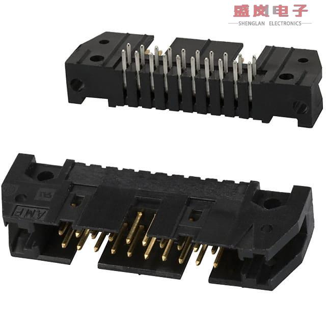 原装正品102159-4[CONN HEADER R/A 20POS 2.54MM]