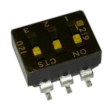 原装正品219-3LPST[DIP / SIP  SPST 3 switch