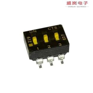DIP 219 20V 100MA SPST SLIDE SWITCH 3MST 正品 原装