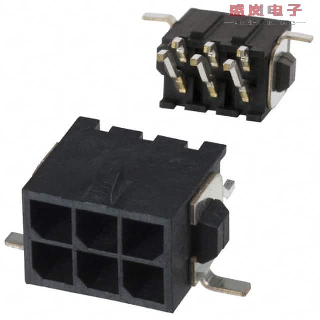 原装正品3-794629-6[CONN HEADER SMD R/A 6POS 3MM]
