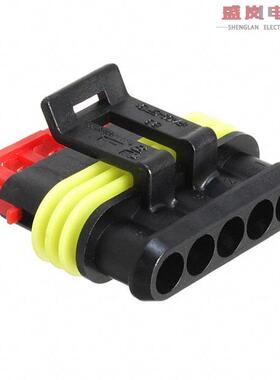 原装正品282089-1[CONN PLUG 5POS 1.5 SERIES BLACK]