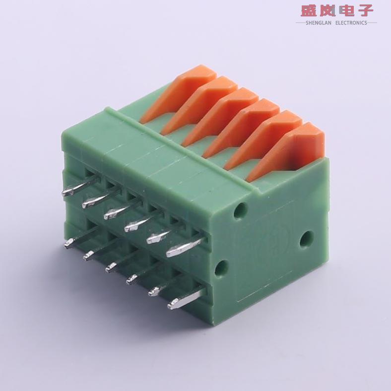 原装正品KF141V-2.54-6P[2.54mm 每排P数:6 铜 环