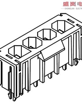 原装正品43160-4304[集管和线壳 Sabre 4Ckt Ver Hdr 0