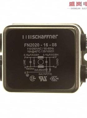 原装正品FN2020-16-08[LINE FILTER 250VAC 16A CHASS MNT]