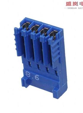 原装正品281786-4[CONN PLUG 4POS IDC 26-28AWG TIN]