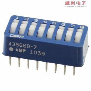 DIP 435668 60MA SPST ROCKER SWITCH 正品 原装