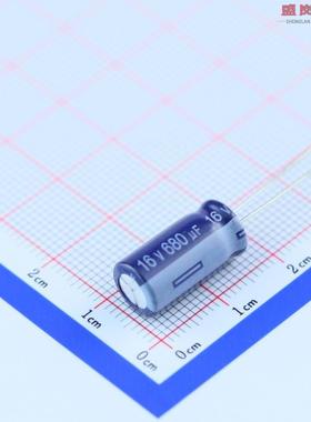 原装正品ERE1CM681F16OT[直插铝电解电容 20% 16V 87m