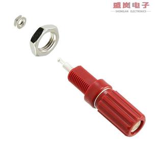 BIND 111 RED KNURLED POST CONN 001 0102 正品 原装