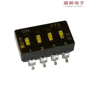 DIP 219 20V 100MA SPST SLIDE SWITCH 4LPST 正品 原装