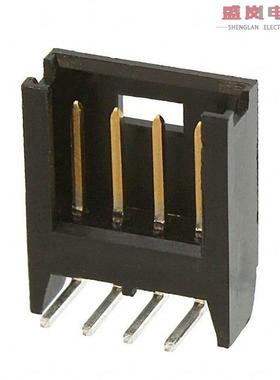 原装正品826468-4[CONN HEADER R/A 4POS 2.54MM]